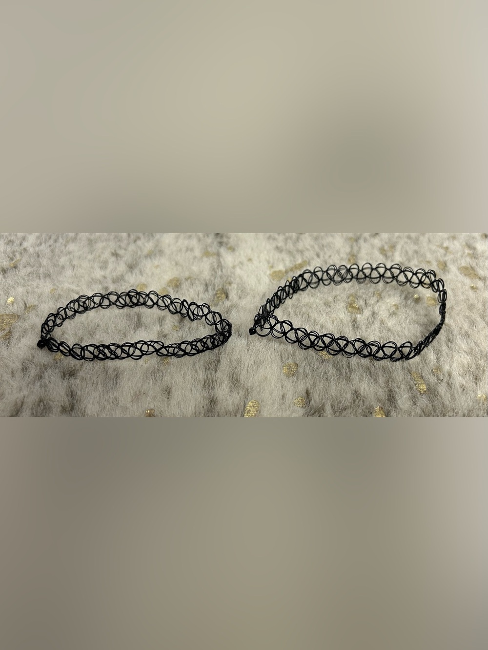 5 for $25🔥Vintage Black Gothcore Braided Choker Necklaces- Set of 2